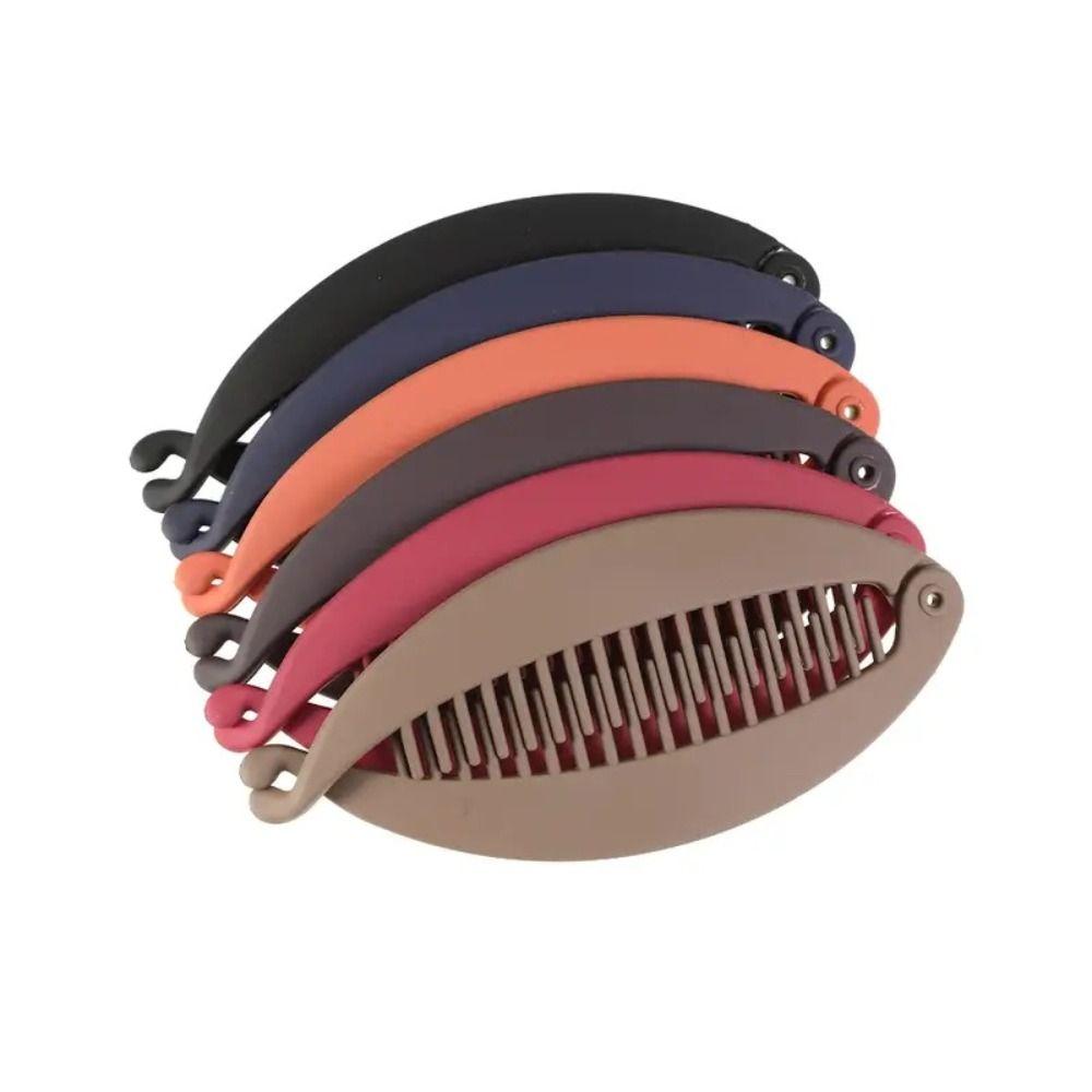 Fish Shaped Hairpin Vertical Hair Clip Matte Vintage Twist Clamp Barrettes Headdress