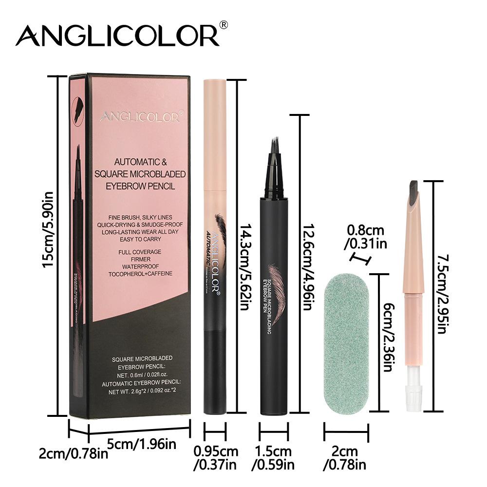 4D Micro-blade Liquid Eyebrow Pencil Root and Root Waterproof Natural Eyebrow Pencil Long-lasting Makeup Water Eye Eyebrow Pencil Cosmetics