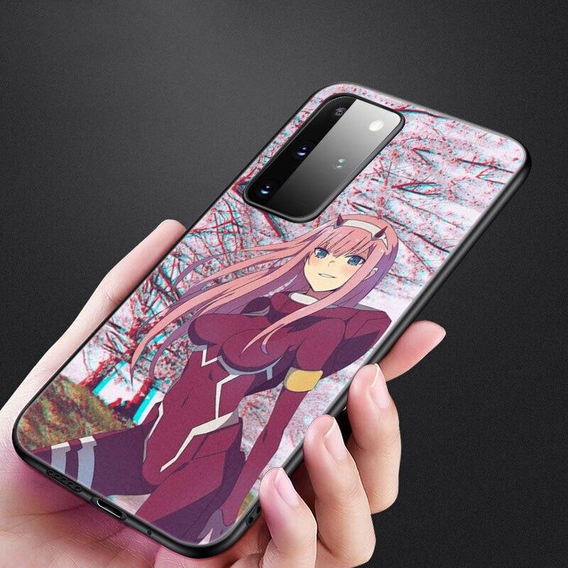Чехол Zero Two Darling in the FranXX Anime для Samsung Galaxy S20 S21 FE S10 Lite Note 20 10 Lite S8 S9 S10E S10 Plus Ultra Cover