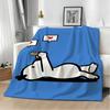 Cartoon ctue H-Heendy Throw Lightweight 240g Flannel Blanket Soft Skin-friendly for Summer Cooling