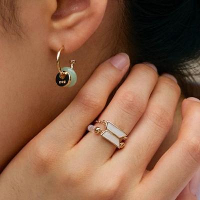 Кольцо из бисерной цепочки для женщин Элегантные корейские командные кольца-периферийные устройства Подарки-сувениры для фанатов