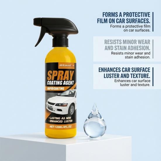 Car Ceramic Coating Spray 120ml Nano Paint Sealant For Auto Exterior 1 Pc