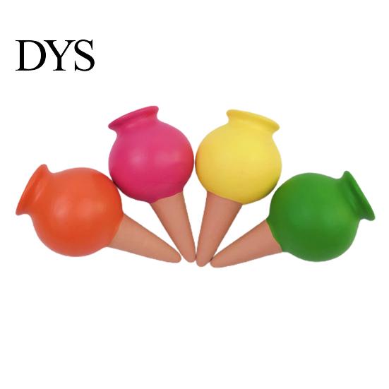 Easy-to-use Plant Hydration Tool 4 Pcs Watering Drippers Terracotta Self-Watering Stakes Long Lasting Self-watering Clay Ball-shaped Emitter