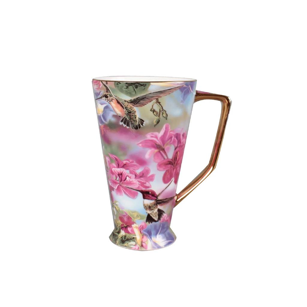 Кружка для кофе из костяного фарфора, большой емкости, подарочный набор, чашка для послеобеденного чая, блюдце, керамические чашки, стакан для воды, высокие чашки