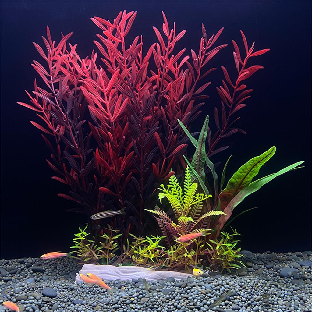 Aquarium Decoration Realistic Water Grass Simulation Water Plant for Various Fishtanks Landscapes Fish Shelter Hideouts