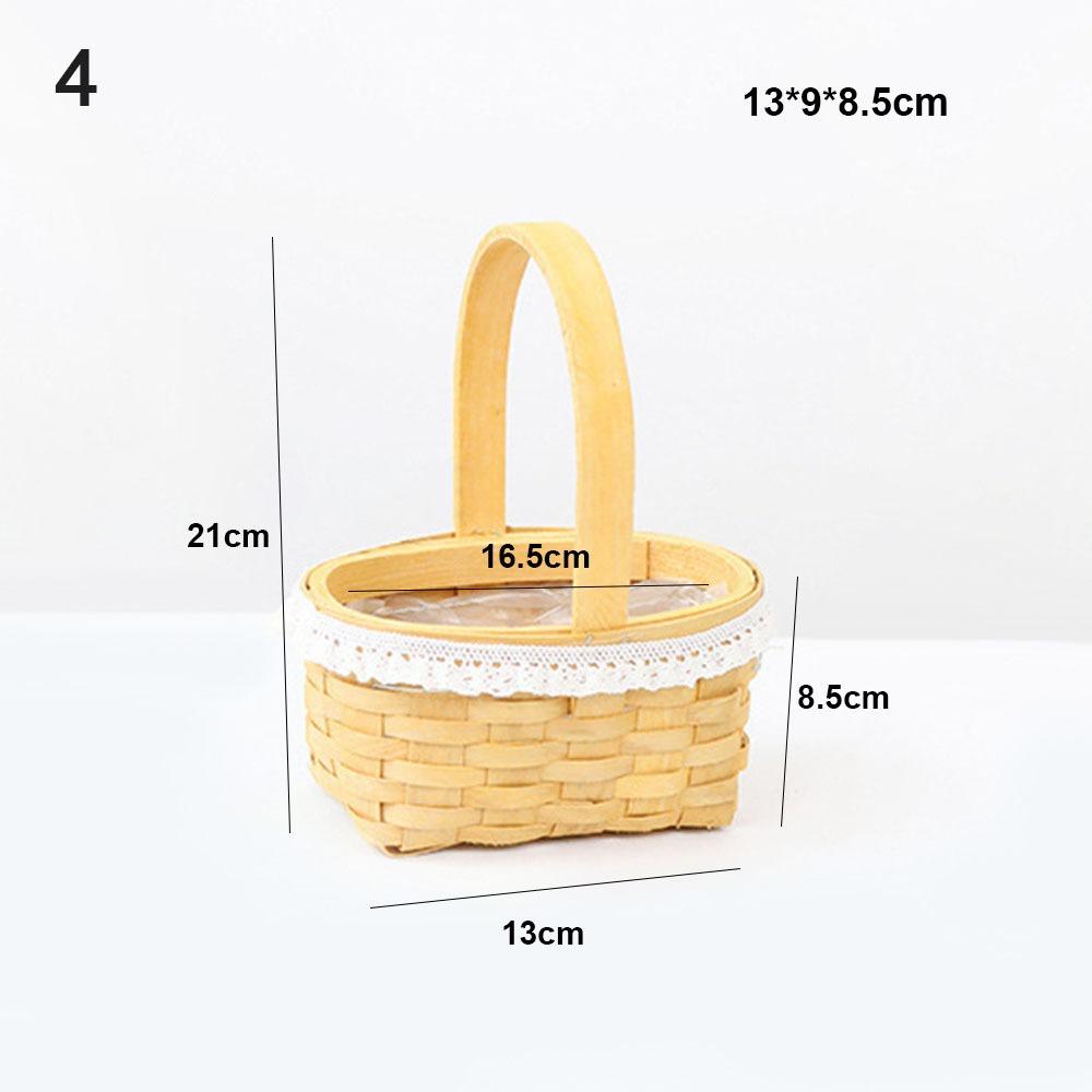 Мини Миниатюрная Плетеная Корзинка из Бумажной Лозы Ручная Работа Корзинка для Цветов для Кукол BJD/для Кукол Ob11