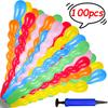 100pcs 80cm Long Spiral Balloon with Mini Pump Birthday Party Room Decoration Props Color Artistic Balloon Background Decor