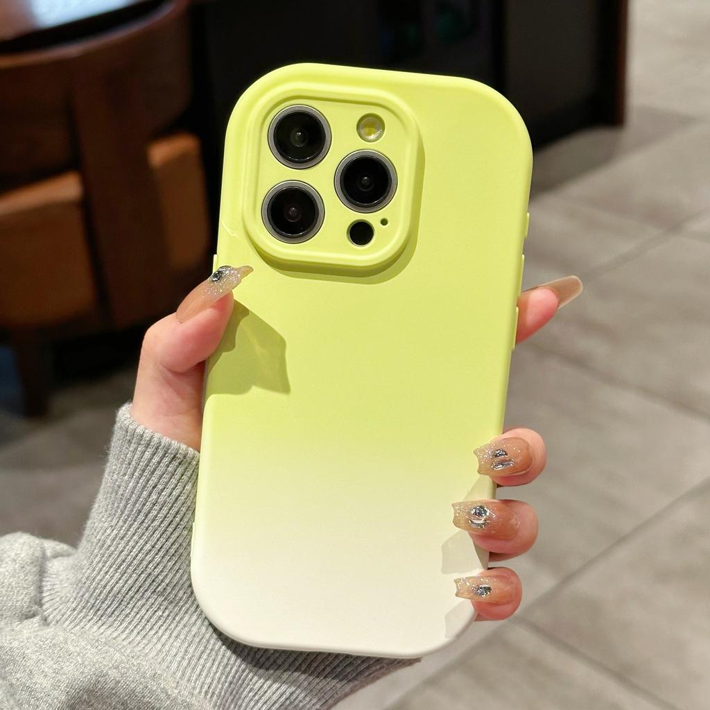 Подходит для чехла для телефона IPhone16E, Apple 15promax Полная защита от падений 14 Новый градиентный конфетный чехол