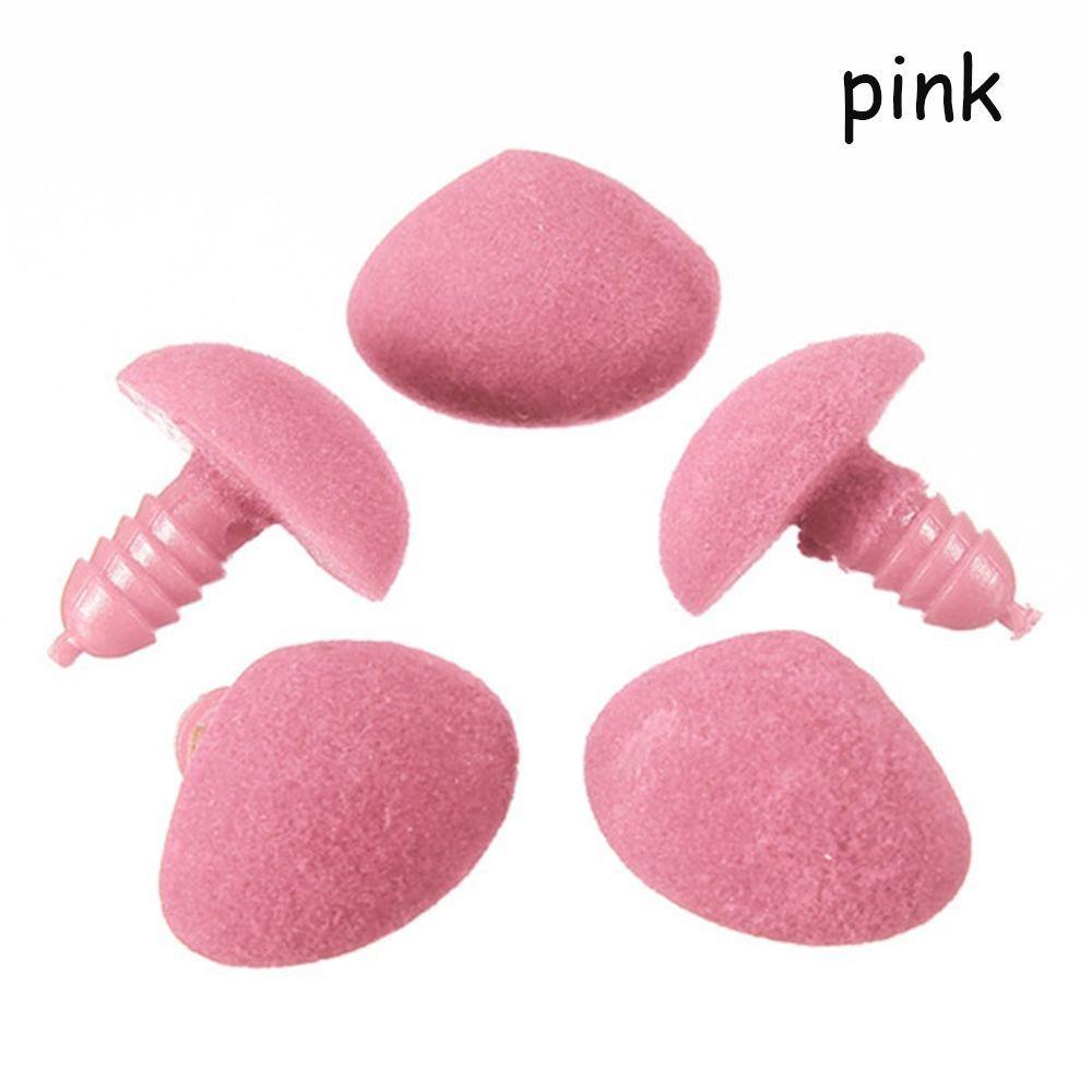 10pcs/bag New Toys Craft Velvet Dolls Accessories Plastic Triangle Nose Bear Buttons