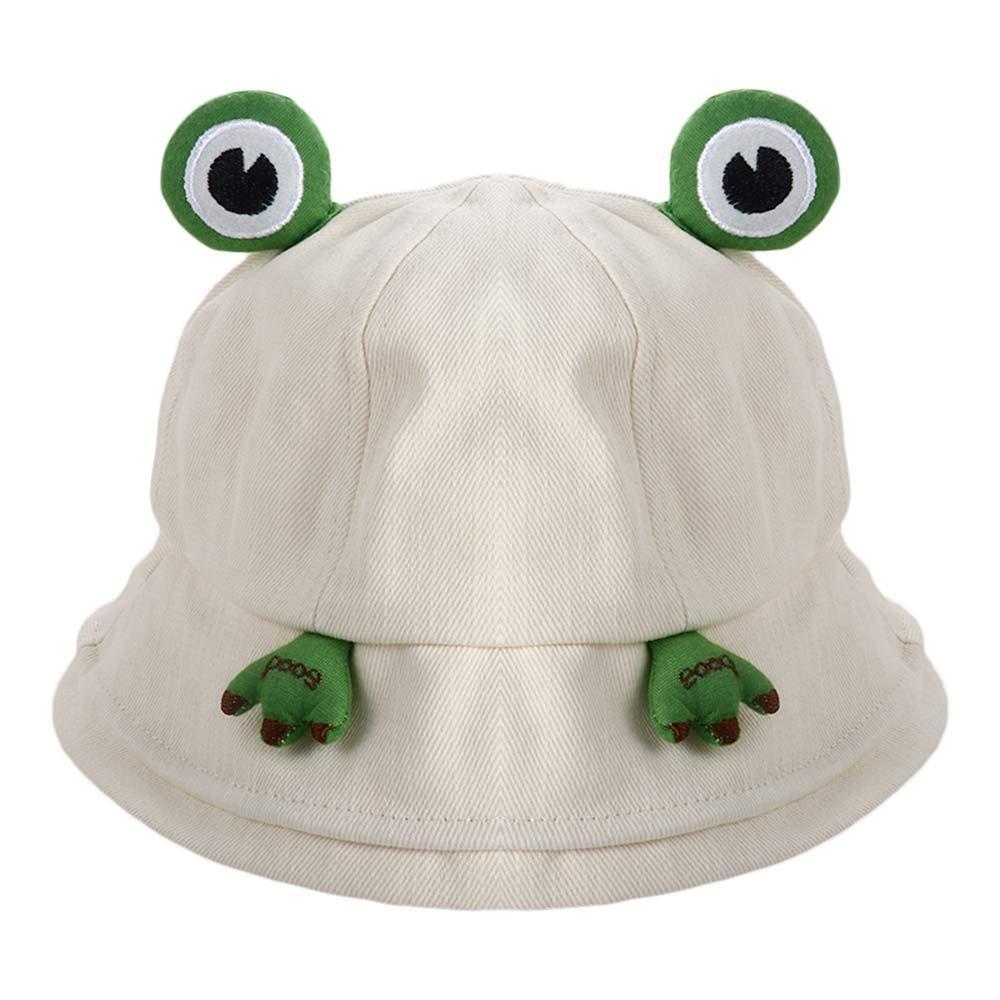 Дышащая летняя панама с широкими полями для женщин, милая панама-ведро с лягушкой, рыбацкая шляпа