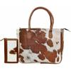 Handbag Shoulder Large Cowhide Purse Tote Women Bag Leather Satchel Messenger