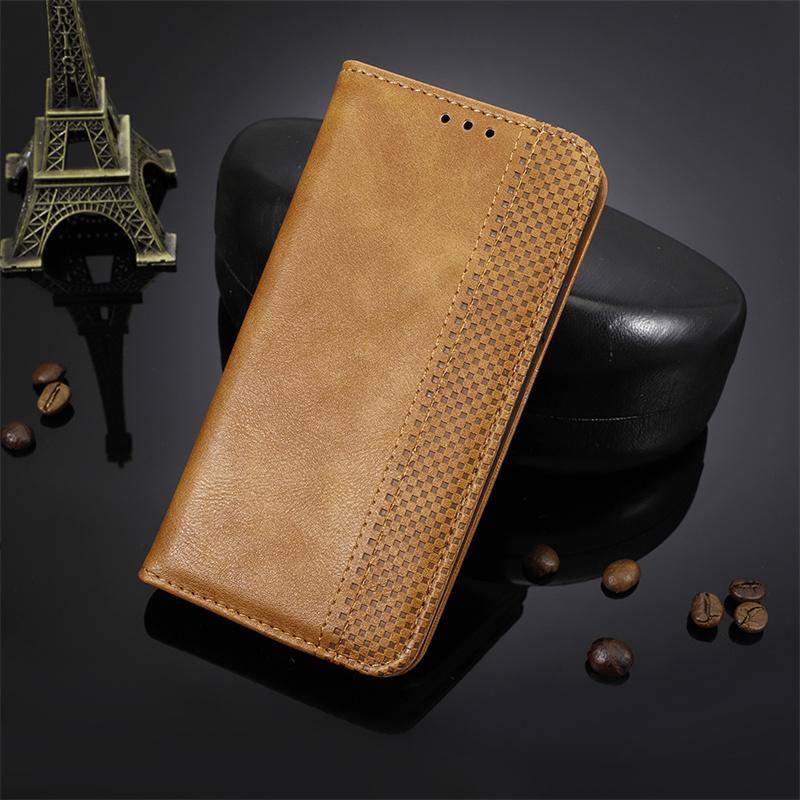 For Samsung Galaxy M35 5G Leather Retro Self-attaching Phone Case Of For SM-M356B/DS Case Flip Magnetic Wallet Cover