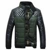 Зимние мужские куртки с хлопковой подкладкой для мужчин среднего и пожилого возраста, свободные, теплые, бархатные и утолщенные куртки с хлопковой подкладкой