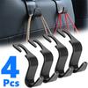 Universal Car Seat Hook Car Hanger Bag Organizer Hook Seat Headrest Holder For Bags Coat Hanging Car Accessories