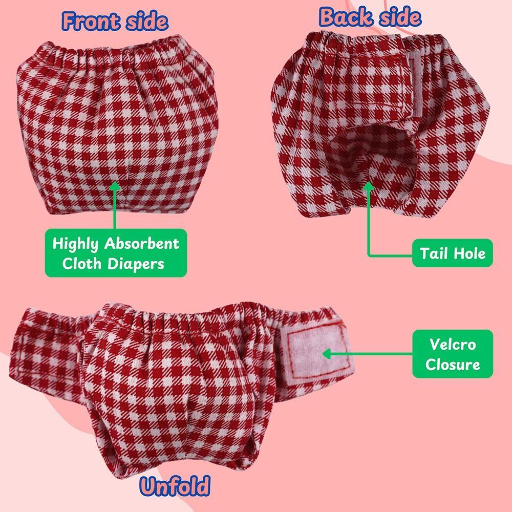 Flexible Closure Squirrel Diapers Potty Training Squirrel Underwear Small Pet Diapers  Groundhogs