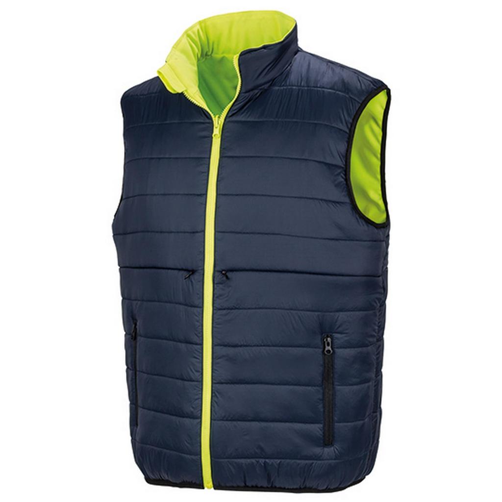 Result Safeguard Mens Reversible Soft Padded Safety Vest