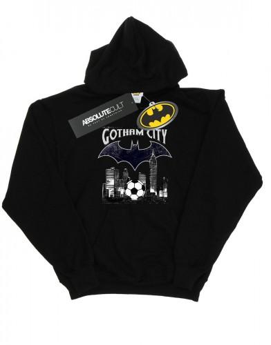 DC Comics Mens Batman Football Gotham City Hoodie