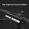 Bicycles Headlight Rechargeable Safety Night Riding Waterproof LED Bicycles Front Lamp Easy Mount Cycling Front Light