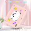 For iPad Air 11 (2025)/(2024) Case PC + Silicone Tablet Cover with Cat Kickstand/Shoulder Strap