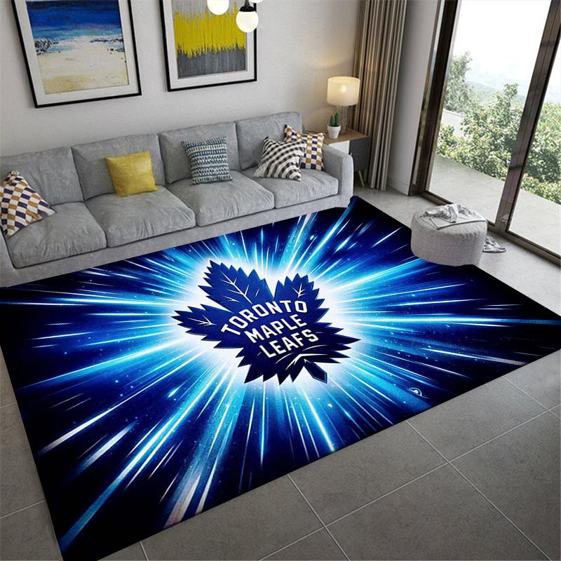 Toronto Maple Leafs Carpet Rug for Living Room Bedroom Home Sofa Decoration,Kids play Non-slip Floor Mat
