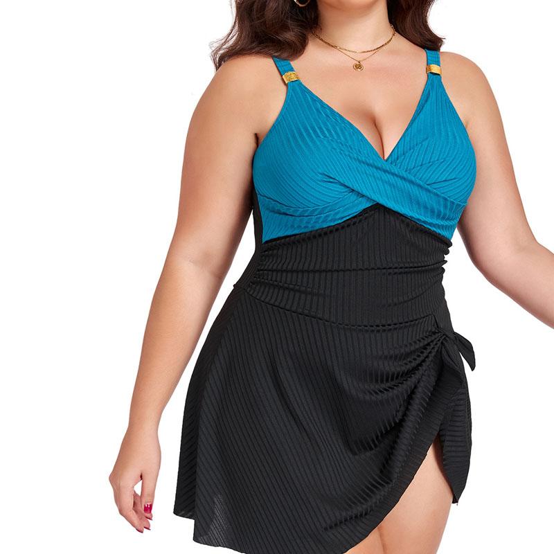 Plus Size Swimsuit Women Bathing Suit Female Beach Swimdress