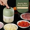 Mini Electric Garlic Chopper USB Meat Grinder Garlic Masher Machine Sturdy Durable Crushed Ginger Vegetable Crusher Kitchenware