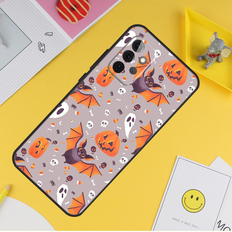 Halloween Vampire Bats Case For Samsung Galaxy A54 A34 A14 A13 A33 A53 A12 A32 A52 A71 A51 A15 A25 A35 A55 Cover