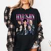 2026 Stray Kids Хёнджин Летняя Мода Модная Футболка Мужская Женская Винтажный Топ Хип-Хоп Уличная Одежда Оверсайз Футболка С Коротким Рукавом Повседневная Одежда