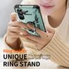 For Samsung Galaxy A36 5G/A56 5G Case PC+TPU Anti-Drop Phone Cover with Ring Kickstand