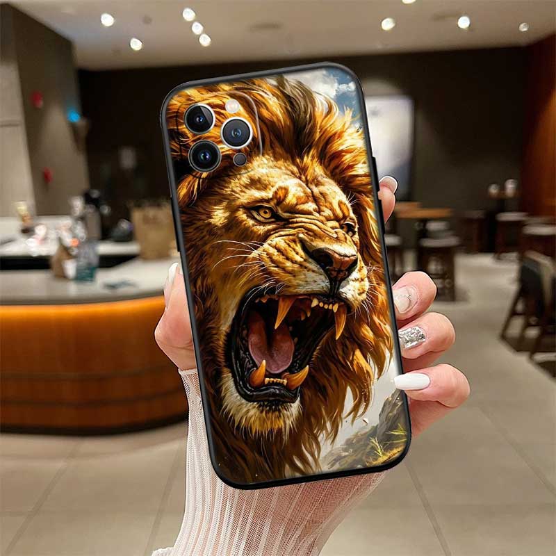 UP3 Animal lion Phone Case for Samsung Galaxy S20 S21 S22 Ultra FE + Plus A21S A22 A24 A25 A26 A30 A30S A31