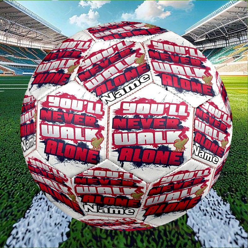 Custom Name Personalized Liverpool F.C-A Print Size 5 Soccer Ball Training & Match Football, for Team, Kicking, Gift for Football Enthusiasts
