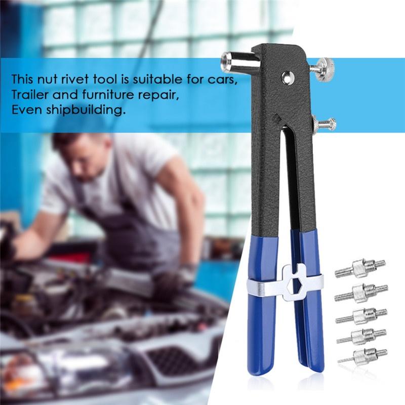 86 шт., ручной заклепочник, гайка, заклепочный пистолет, комплект M3-M8, ручная резьбовая гайка, набор инструментов, гайки из нержавеющей стали, метрическая резьба для винтов