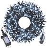 realization Christmas Lights Outdoor, 105FT 300 LED String Lights Indoor with 8 Modes, End-to-End Plug, UL Certified, Waterproof Fairy Lights for