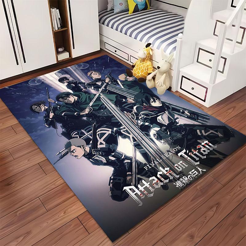 Attack on Titan Final Season suitable as a non-slip mat for the living room or bedroom sofa