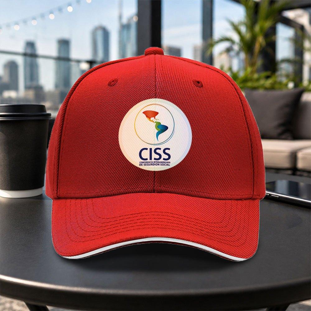 Ciss Social Security Sandwich Baseball Cap Unisex Adjustable Dad Hat For Travel Parties Daily Wear Multiple Colors