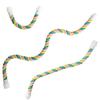 Bird Hemp Rope Swing, Bird Cage Stand Pole Accessories, Grinding Standing Climbing For Parrot, Parakeet, Budgies, Lovebirds