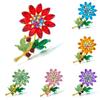 Cute Fashion Daisy Brooches For Women Flower Jewelry Rhinestone Elegant Winter Design Badge High Quality Sunflower Lapel Pins