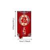 2pcs Tassel New Year Red Envelope 3D Lucky Money Pockets Creative Money Envelope  Party Gifts