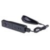 Контроллер Wiimote Nunchuk для Nintendo Wii Wii U Game, черный + силиконовый чехол + ремешок
