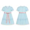 Shining Twins Costumes Halloween Horror Dress Polka Dot Lace Doll Collar Girls Clothing