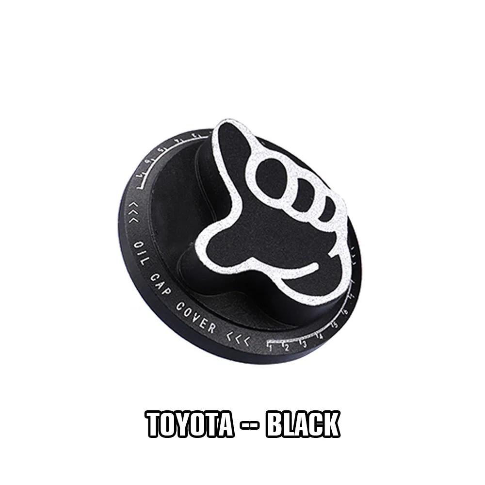 Universal Aluminum High Temperature Resistant Engine Oil Filler Cap Fuel Tank Cover For Honda Toyota Engine Bay Mod Accessories