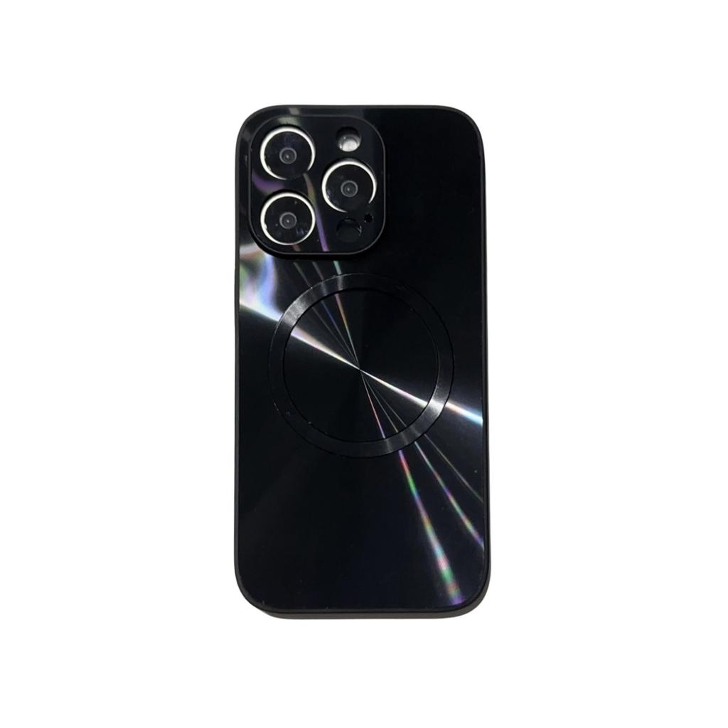 Узор Аврора CD для Apple 15 Promax Лазерный чехол для телефона Магнитный 14 Матовый для IPhone 16 Защитный чехол