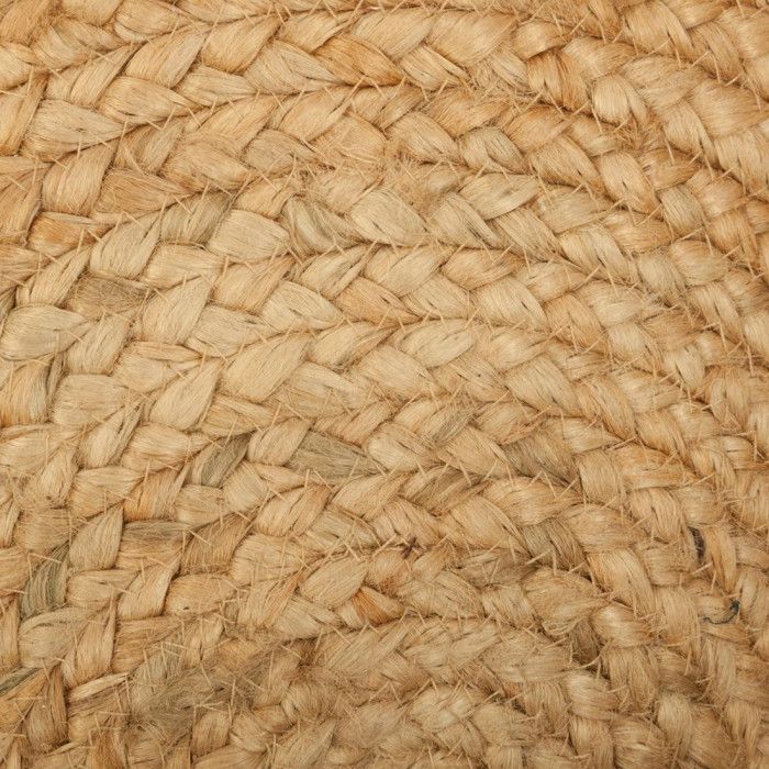 Round Openwork Jute Rug Diameter 80 Cm Atmosphera