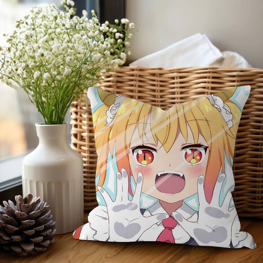 Наволочки Miss Kobayashi's D-Dragon Maid, Домашнее постельное белье, Декоративная наволочка, Свадебная, Супермягкая наволочка