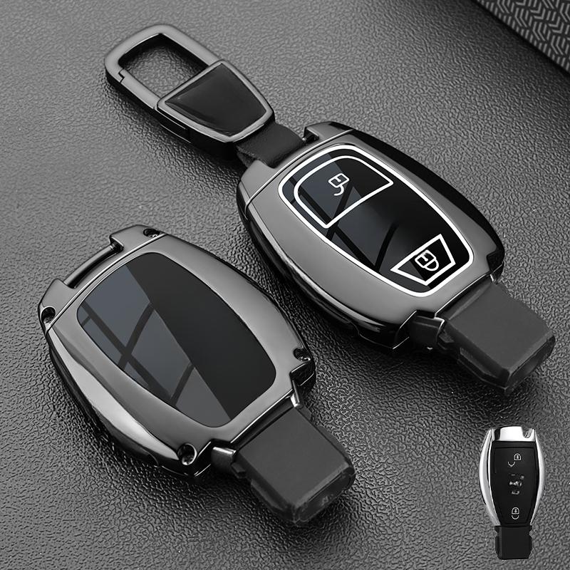 Чехол-оболочка для корпуса автомобильного ключа для Mercedes Benz C E S Класса GLC W206 W223 W214 E300 C260 C300 S450 S500 S400 Аксессуары для брелока
