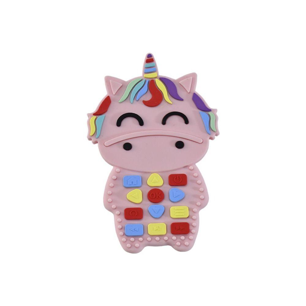 Силиконовые детские силиконовые игрушки для прорезывания зубов с дистанционным управлением, игрушка для прорезывания зубов, детские игрушки