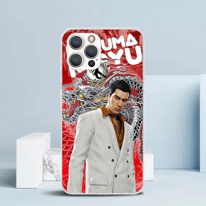 Чехол для iPhone 16 17 Air 15 14 Pro Max 16E с принтом Yakuza 0, Чехол для телефона 13 Mini 12 11 7 SE 8, Подходящие чехлы 16 17 Ai