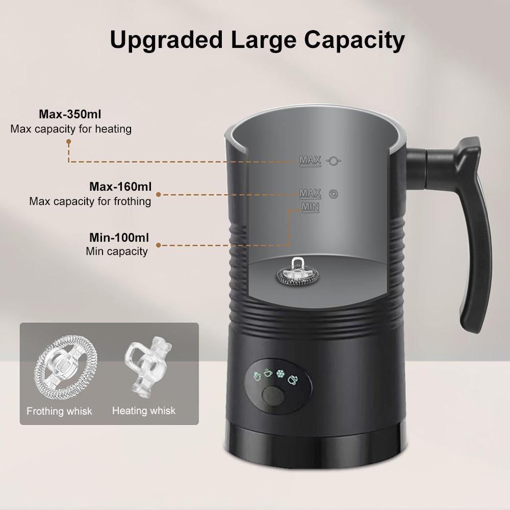 4 In 1 Multifunctional Electric Milk Frother Coffee Cappuccino Latte Milk Foam Machine Automatic Hot and Cold Foam Maker