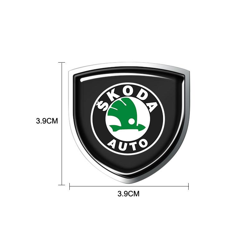 3D Металлическая эмблема Наклейка на автомобиль для моделей Skoda
