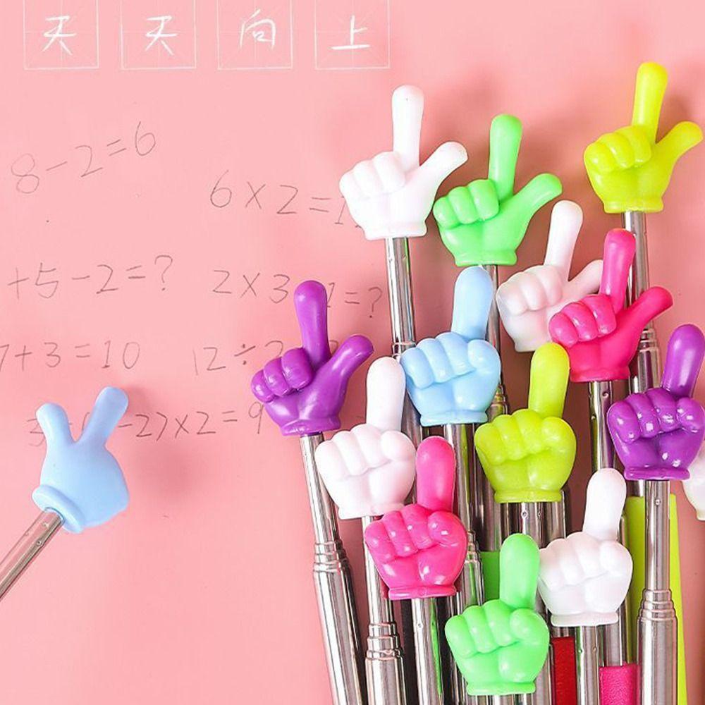 Steel Telescopic Rod Teaching Stick Handheld Presenter Finger Reading Sticks Whiteboard Pointer